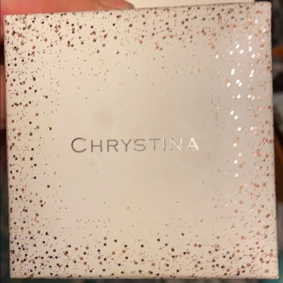 Chrystina Chrystal Sparkling Hoop Earrings Fine silver plated - Picture 4 of 9